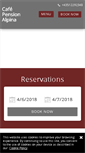 Mobile Screenshot of cafe-pension-alpina.at