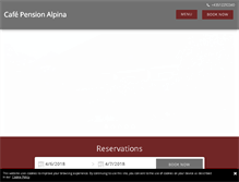 Tablet Screenshot of cafe-pension-alpina.at